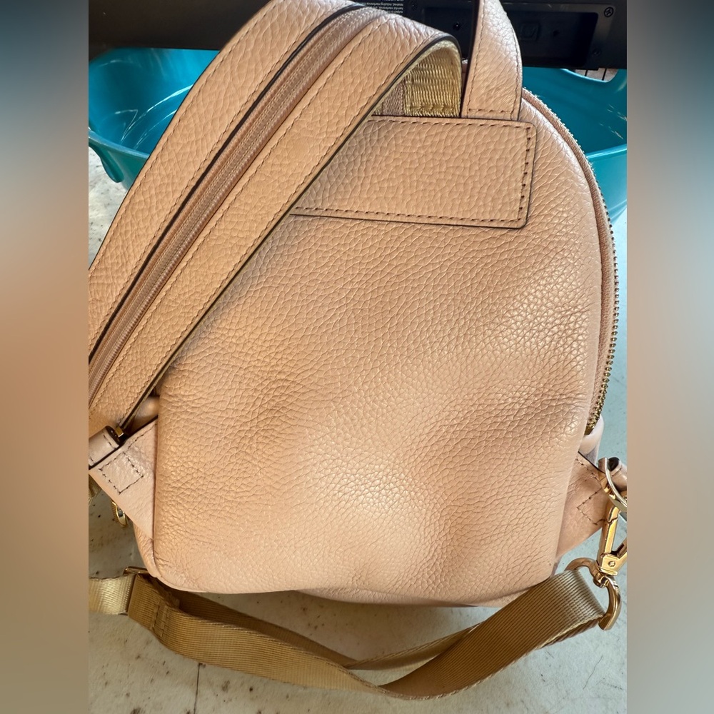 Michael Kors Blush Leather Backpack - Picture 6 of 11